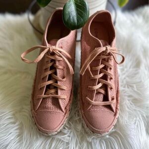 Converse Women's Peach Espadrille Sneakers